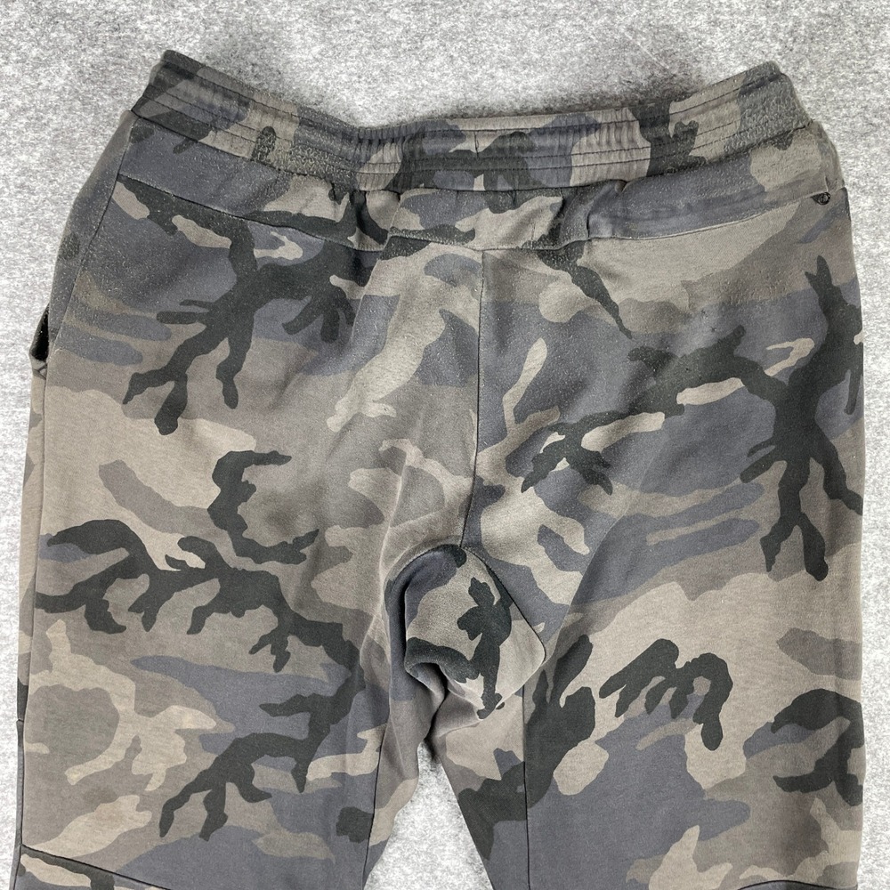 Nike Joggers Mens XXL Grey Camo Tech Fleece Tapered Sweatpants 715238-010 - Picture 4 of 12
